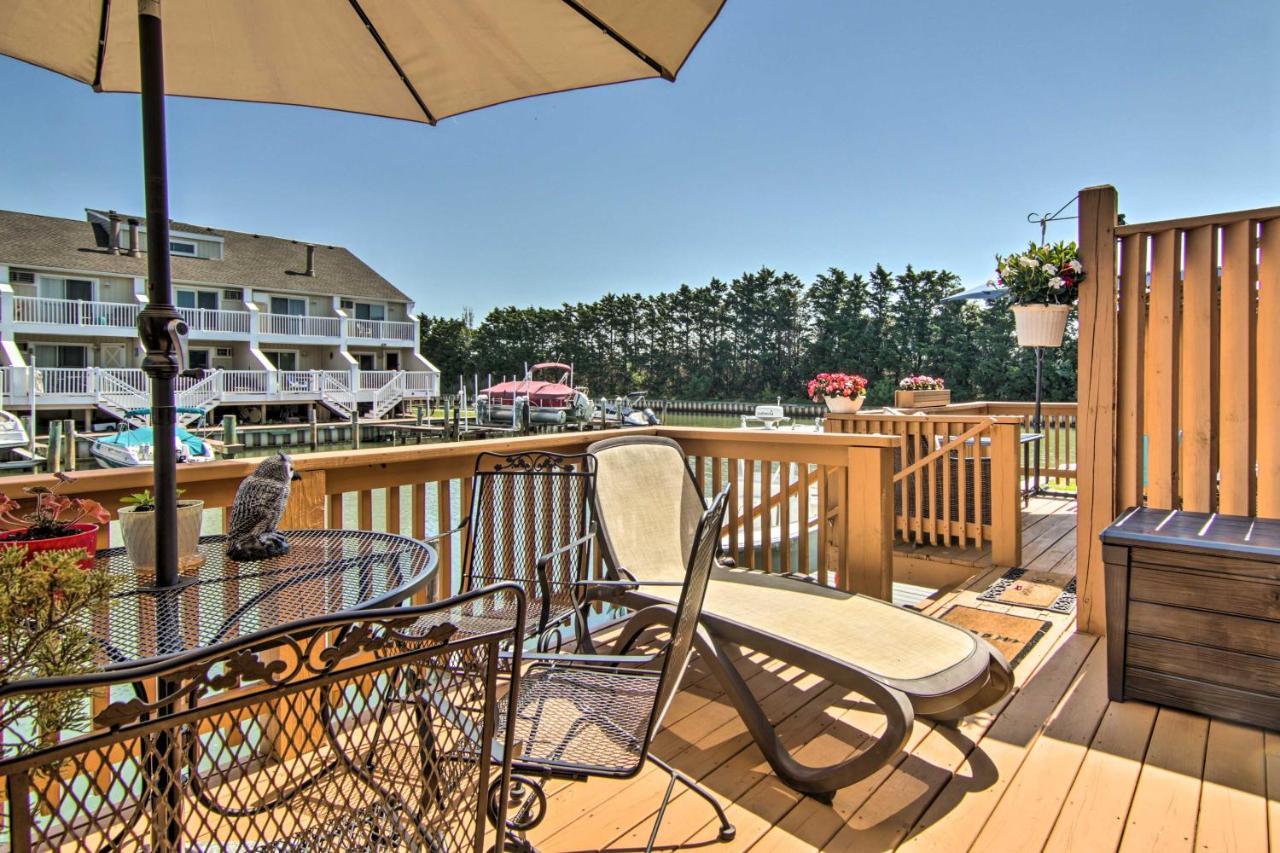 Airy Ocean City Condo On Canal Front With Deck! Exteriör bild