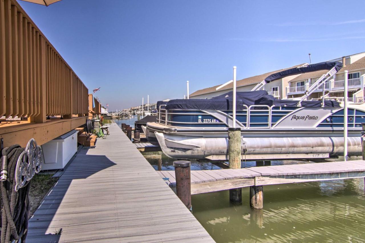 Airy Ocean City Condo On Canal Front With Deck! Exteriör bild
